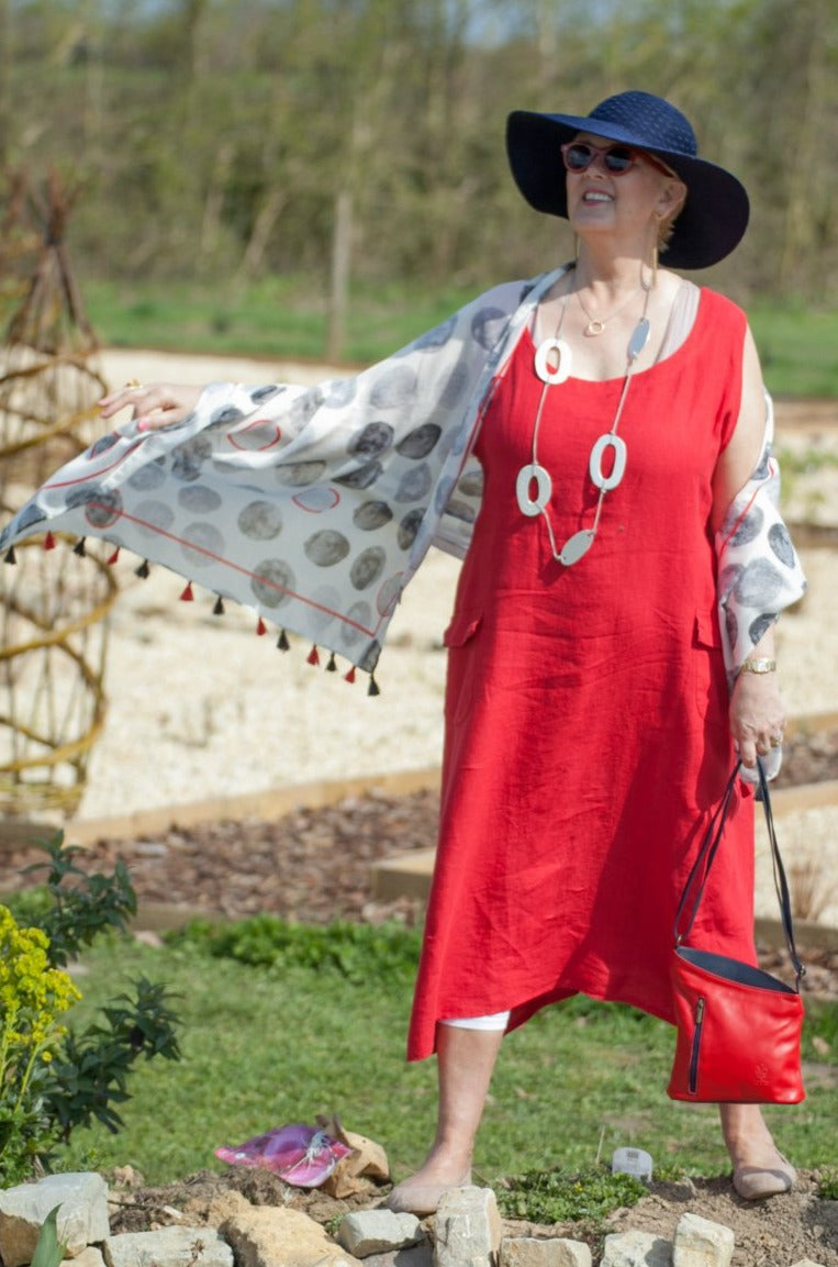 Vera Tucci Originals Leopard Print Scarf