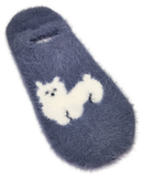 VERA TUCCI LUXURY WOMENS COSY FLUFFY ANKLE SOCKS RMD2403-06-02 DOG