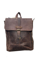 HENRIQUE 152XL CLASSIC HUNTER LEATHER  BACKPACK LARGE LAKE DISTRICT LEATHER BY VERA TUCCI  -  PRE ORDER