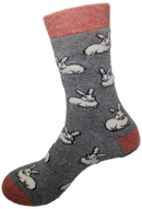 VERA TUCCI LUXURY WOMENS THERMAL SOCKS RMD2403-04-03 RABBITS