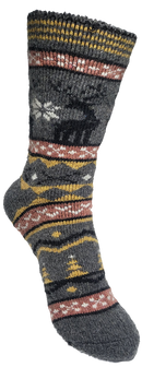 VERA TUCCI NORDIC PATTERN MEN'S THERMAL WINTER SOCKS RMD2305-10-1 NEW FOR AW23!