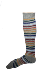 VERA TUCCI LUXURY MENS LONG SOCKS RMD2403-01-04 GREY STRIPE