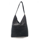 JULIETTE WASHED WOVEN LEATHER  -  Luxury Washed Hobo Style Leather Shoulder Bag NEW