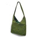 JULIETTE WASHED WOVEN LEATHER  -  Luxury Washed Hobo Style Leather Shoulder Bag NEW