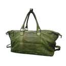 RAMBO WASHED LUXRY HOLDALL - Luxury Washed Leather Hold All Luggage Bag NEW