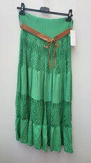 ITALIAN BELT SKIRT ONE SIZE LADIES SUMMER FASHION
