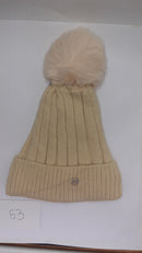 ACRYLIC RIBBED POM POM HAT AW23-RMD-53