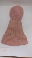 ACRYLIC RIBBED POM POM HAT AW23-RMD-53