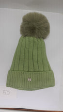 ACRYLIC RIBBED POM POM HAT AW23-RMD-53