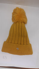 ACRYLIC RIBBED POM POM HAT AW23-RMD-53
