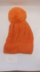 ACRYLIC FLUFFY POM POM HAT AW23-RMD-55