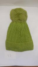ACRYLIC FLUFFY POM POM HAT AW23-RMD-55