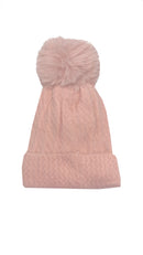 ACRYLIC FLUFFY POM POM HAT AW23-RMD-55