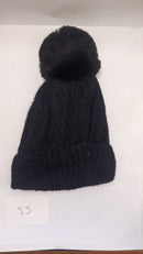 ACRYLIC FLUFFY POM POM HAT AW23-RMD-55