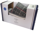 VERA TUCCI MENS BOXED SLIPPER GREY CHECK