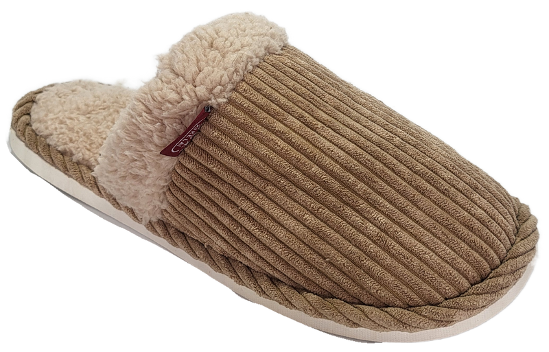 VERA TUCCI MENS BOXED SLIPPER PIN CORD