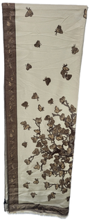 VERA TUCCI CASHMERE FEEL BUTTERFLY PATTERN PROVENCAL LOOK WINTER SCARF RMD2403-124-01