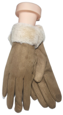 SHEEPSKIN FAUX FUR CUFF GLOVE RMD2403-139