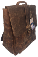 HENRIQUE 152XL CLASSIC HUNTER LEATHER  BACKPACK LARGE LAKE DISTRICT LEATHER BY VERA TUCCI  -  PRE ORDER