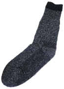 VERA TUCCI LUXURY MEN'S THERMAL PLAIN SOCKS 2.4 TOG WOOL BLEND RMD2403-28-1-01 BLACK