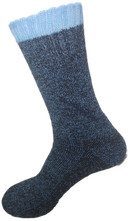 VERA TUCCI LUXURY WOMEN'S THERMAL COLOURED TOP FUN WINTER SOCK RMD2403-32-01-01 BLUE