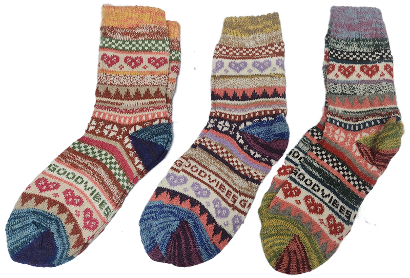 VERA TUCCI LUXURY NORDIC PATTERN 3 PACK RMD2412-01-02 NEW COL MULTI 3 PACK