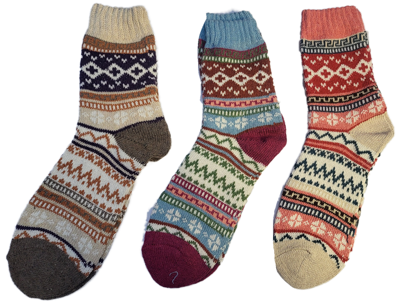 VERA TUCCI LUXURY NORDIC PATTERN 3 PACK RMD2412-01-01 NEW COL MULTI 3 PACK