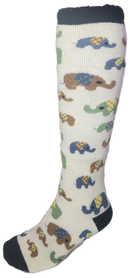 VERA TUCCI LUXURY WOMENS LONG SOCKS RMD2403-02-06 ELEPHANT