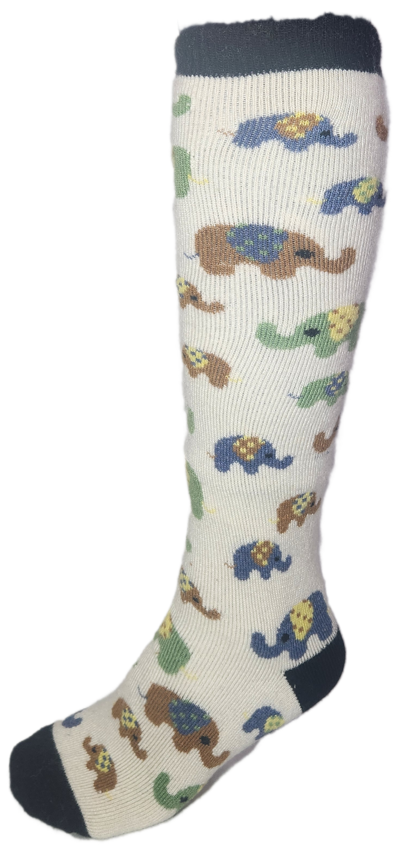 VERA TUCCI LUXURY WOMENS LONG SOCKS RMD2403-02-06 ELEPHANT