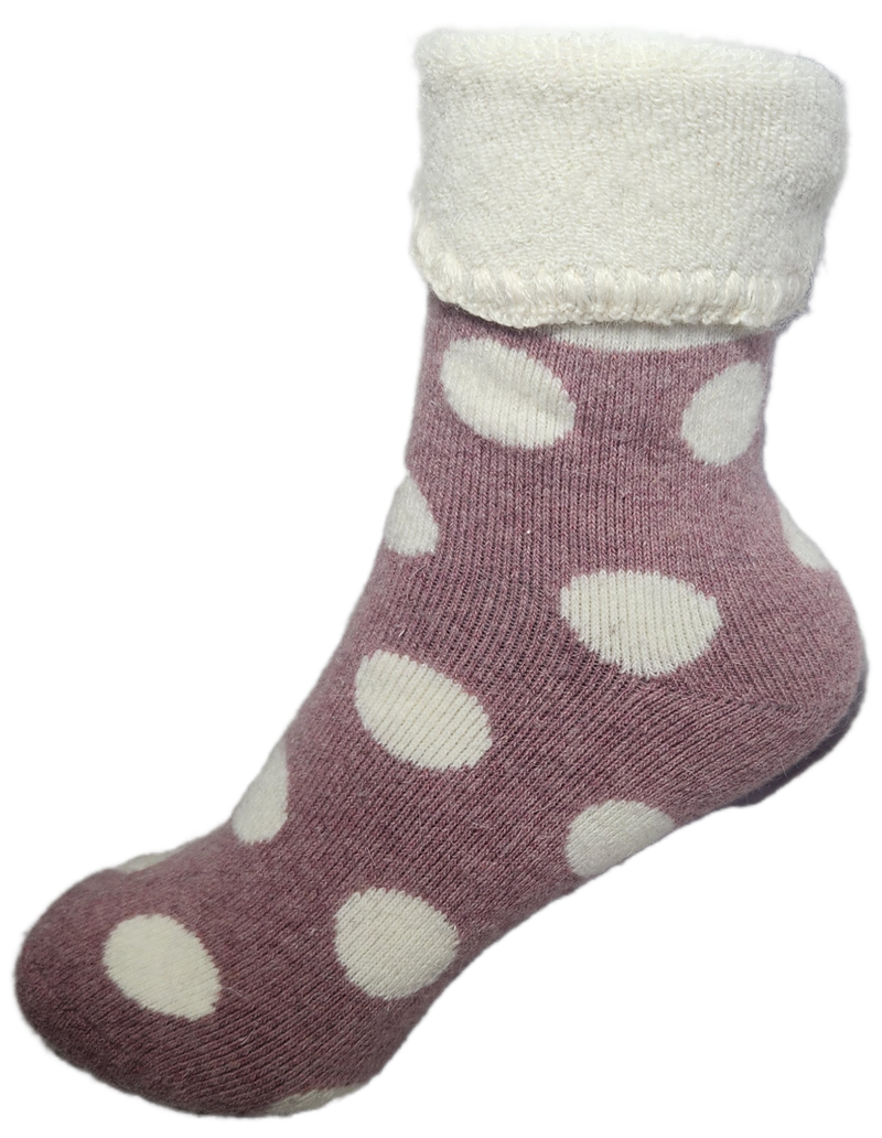 VERA TUCCI LUXURY WOMENS TURN OVER CUFF SOCKS RMD2403-24-05 SPOTS