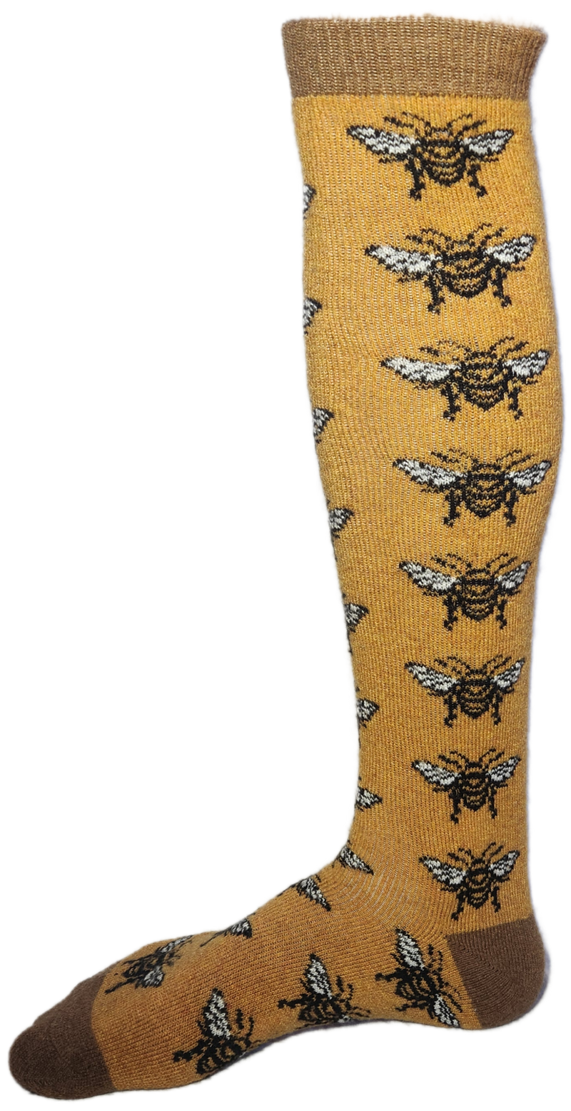 VERA TUCCI LUXURY MENS LONG SOCKS RMD2403-01-05 BIG BEES