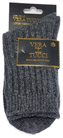 VERA TUCCI LUXURY PLAIN WOMEN'S SOCKS RMD2403-171-05 GREY