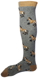 VERA TUCCI LUXURY MENS LONG SOCKS RMD2403-01-02 HORSES