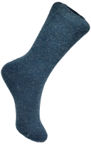 VERA TUCCI PLAIN TEAL WOMEN'S THERMAL WINTER SOCKS RMD2305-87-02 NEW FOR AW23!