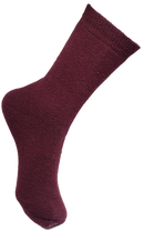 VERA TUCCI PLAIN BURGUNDY WOMEN'S THERMAL WINTER SOCKS RMD2305-87-03 NEW FOR AW23!
