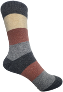 VERA TUCCI STRIPE PATTERN WOMEN'S THERMAL WINTER SOCKS RMD2305-88-02 NEW FOR AW23!