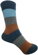 VERA TUCCI WOMEN'S WINTER STRIPE THERMAL SOCKS RMD2305-88-06 NEW FOR AW23!