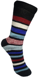 VERA TUCCI STRIPE PATTERN MEN'S THERMAL WINTER SOCKS RMD2305-89-04 NEW FOR AW23!