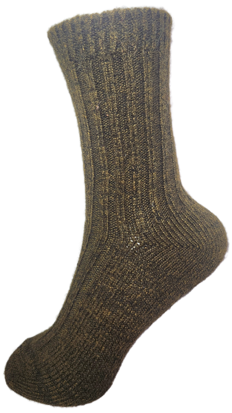 VERA TUCCI LUXURY PLAIN WOMEN'S SOCKS RMD2403-171-03 DARK GREEN