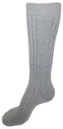 VERA TUCCI LUXURY LONG SUPER SOFT WOOL BLEND SOCKS RMD2403-172-02 MID GREY