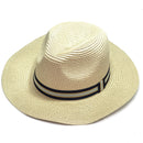 VERA TUCCI PANAMA HATS IN WHITE, BEIGE AND BLACK SIZES 56-60 UNISEX