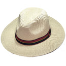 VERA TUCCI PANAMA HATS IN WHITE, BEIGE AND BLACK SIZES 56-60 UNISEX