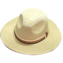 VERA TUCCI PANAMA HATS IN WHITE, BEIGE AND BLACK SIZES 56-60 UNISEX