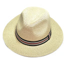 VERA TUCCI PANAMA HATS IN WHITE, BEIGE AND BLACK SIZES 56-60 UNISEX