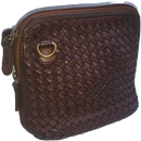 RHIANNON WOVEN & WASHED - Luxury Washed Leather Cross Body Small Bag NEW