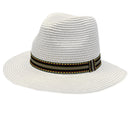 VERA TUCCI PANAMA HATS IN WHITE, BEIGE AND BLACK SIZES 56-60 UNISEX