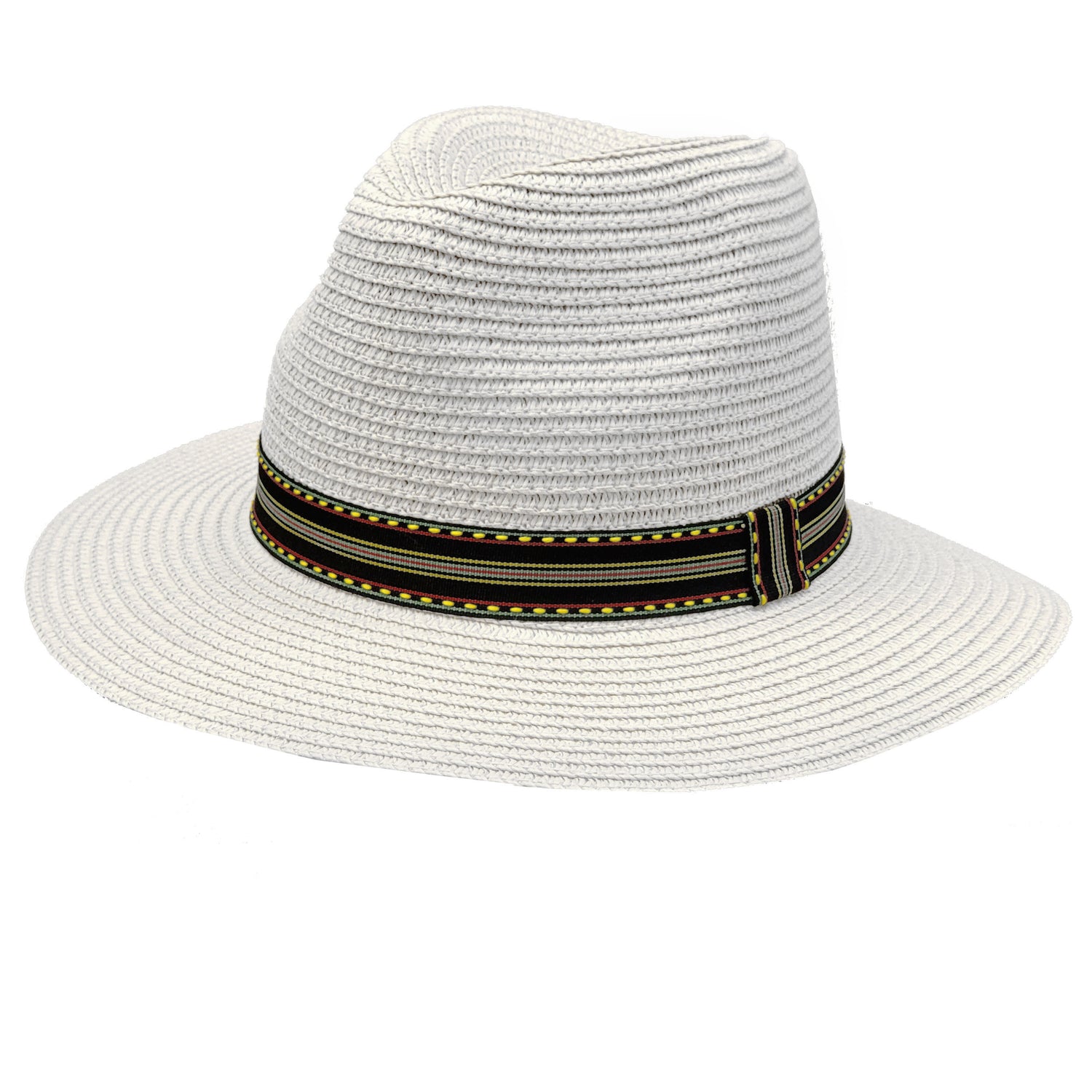 Panama hat black band on sale