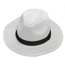 VERA TUCCI PANAMA HATS IN WHITE, BEIGE AND BLACK SIZES 56-60 UNISEX