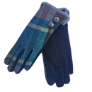 VERA TUCCI POM POM TARTAN PATTERN GLOVE RMD2305-07 2 COLOURS 2 SIZES