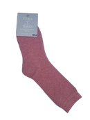 VERA TUCCI  PLAIN BLUSH COLOUR WOMEN'S THERMAL WINTER SOCKS RMD2305-87-04 NEW FOR AW23!